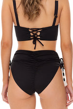 Panty Tiro Alto Negro Palette La Mar