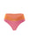 Panty Tiro Alto Bicolor Rosa y Naranja Dazzling