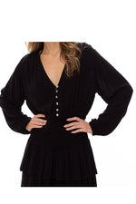 Vestido Negro Etnico