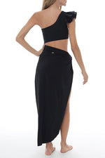 Falda Anudado Negro French