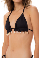 Top Triángulo Negro Jungla