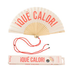 Abanico Que calor Beige