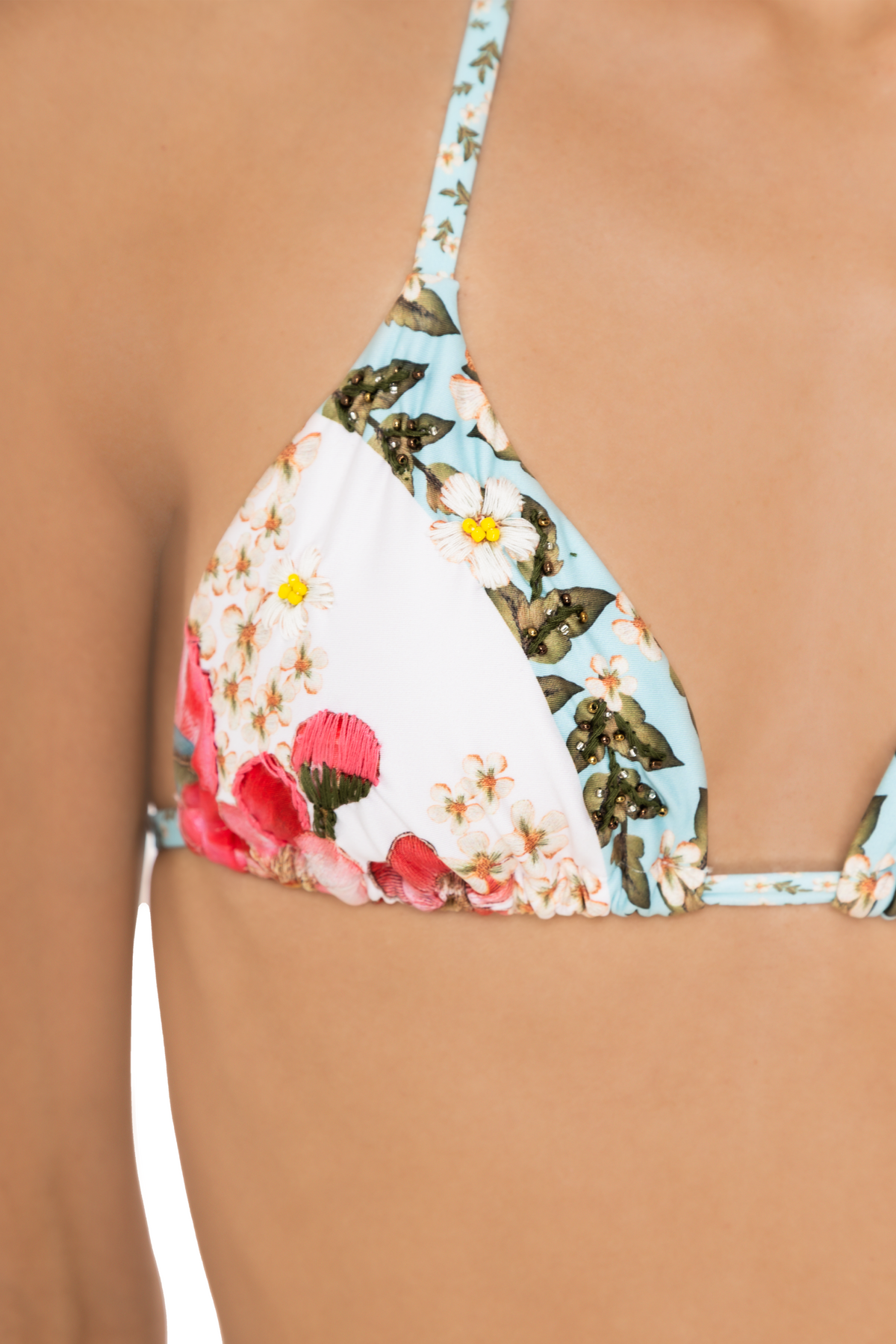 Top Triángulo Bicolor Bloom