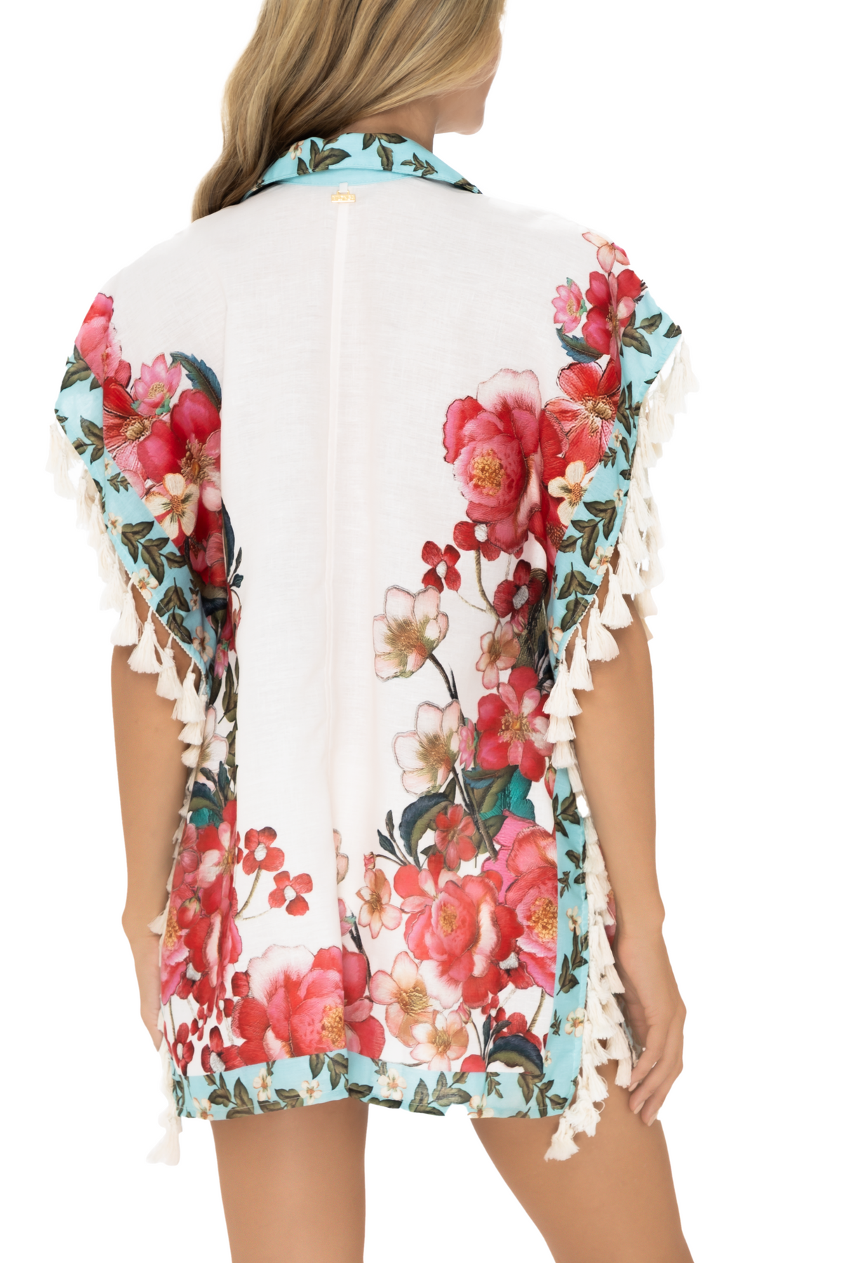 Camisa Con pompones Estampado Bloom