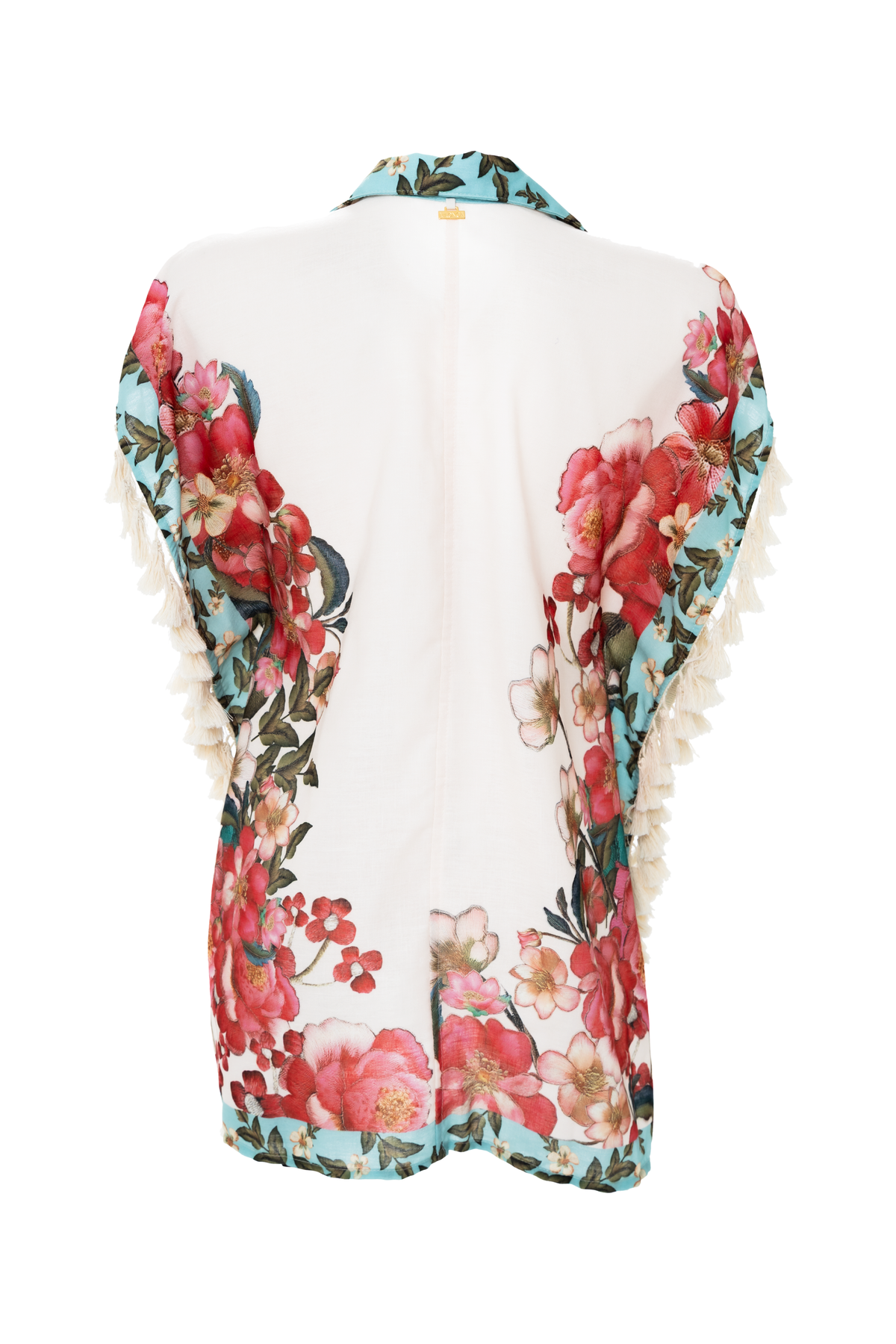 Camisa Con pompones Estampado Bloom