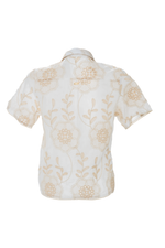 Camisa Ojalillo Marfíl Bloom