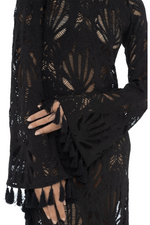 Vestido Tejido Negro Bloom