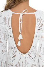 Vestido Tejido Marfíl Bloom