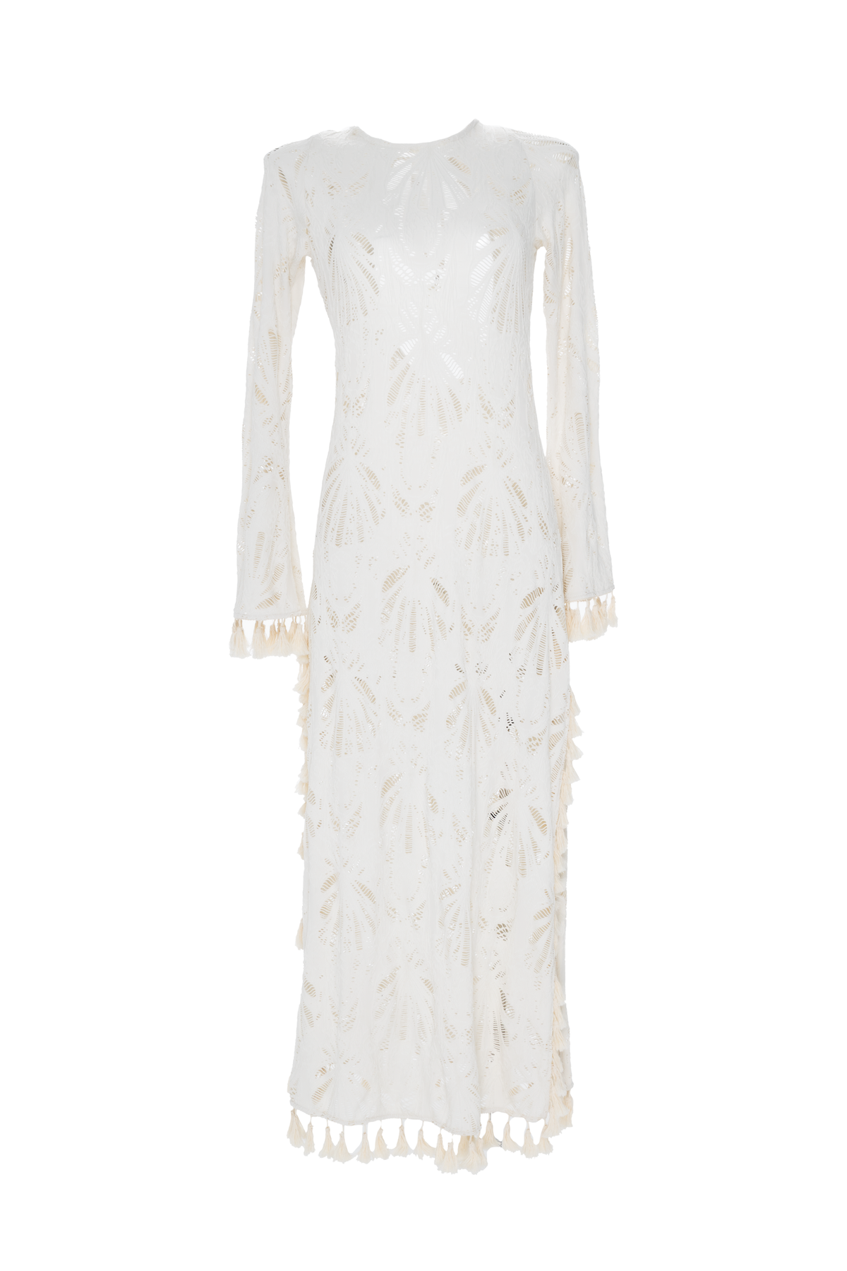 Vestido Tejido Marfíl Bloom