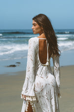 Vestido Tejido Marfíl Bloom