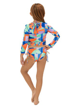 Bikini Set Niña Manga Larga Kaleidoscopio