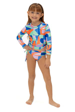 Bikini Set Niña Manga Larga Kaleidoscopio