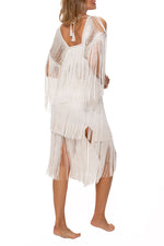 Falda de Flecos Marfil Candid