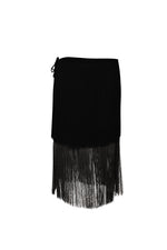 Falda de Flecos Negro Candid