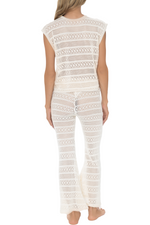 Camisa Tejida Marfíl Copacabana