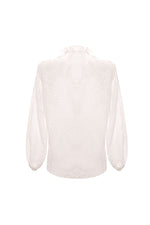 Camisa con Ojalillo Marfil Eva