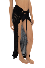 Falda Tejida Negra Glam