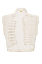 Camisa Malla Marfil Jardin