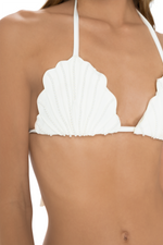 Top Triángulo Marfil Koralina