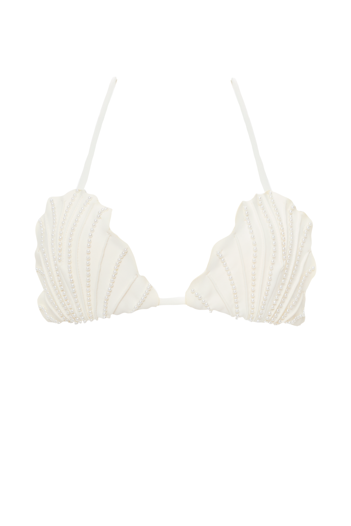 Top Triángulo Marfil Koralina