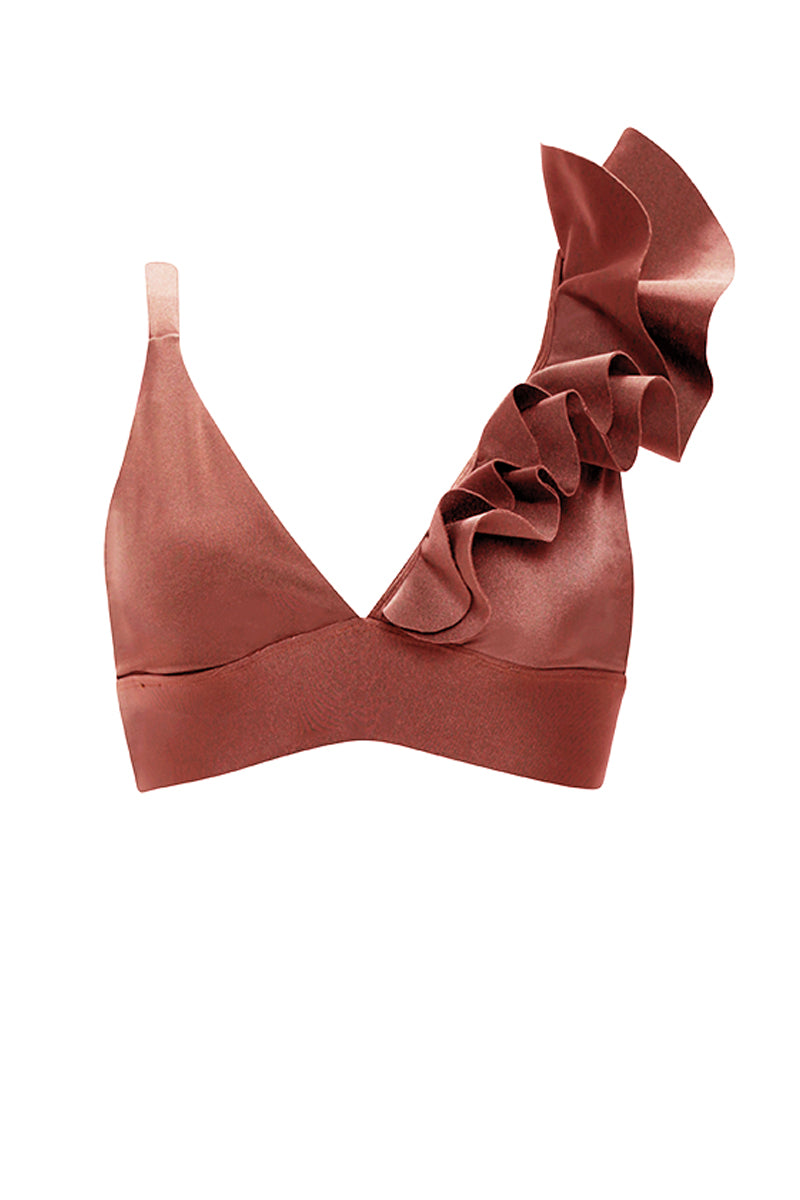 Top Halter Bronce Luxury