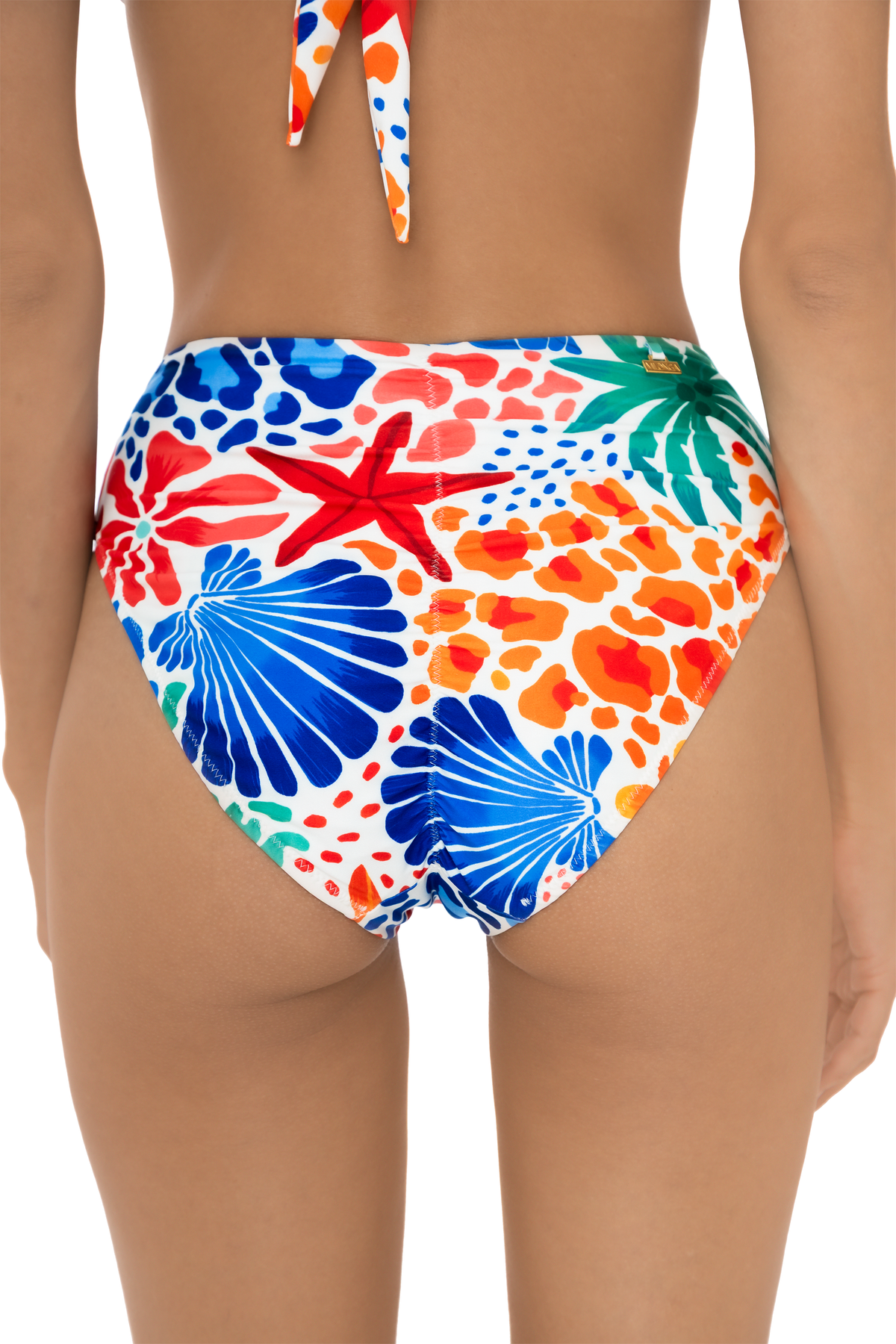Panty tiro alto Reversible Eco Seashells