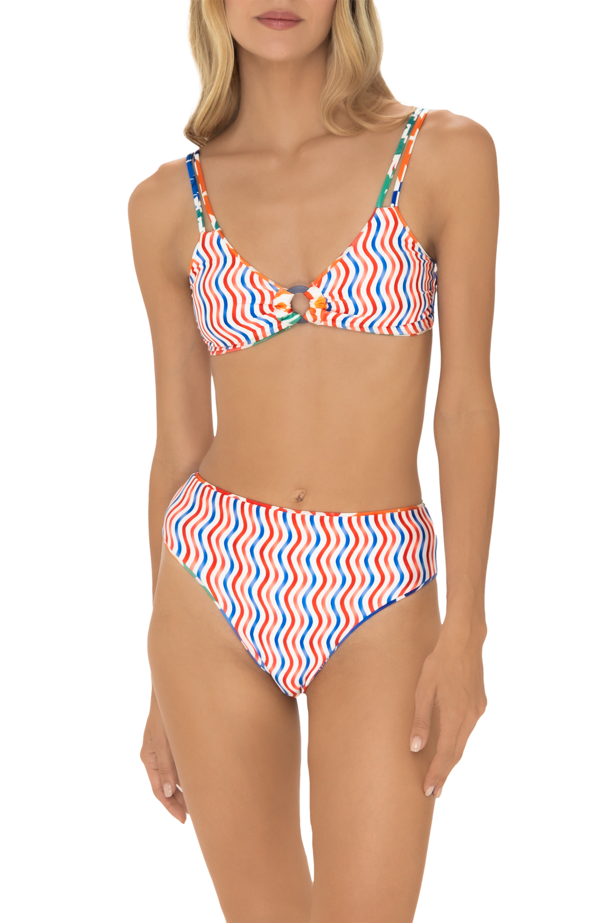 Top con aros Reversible Eco Seashells