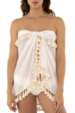 Pareo Marfil Mykonos