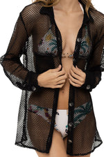 Cover Up Malla Negro Mistico