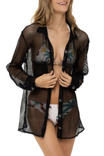 Cover Up Malla Negro Mistico