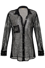 Cover Up Malla Negro Mistico