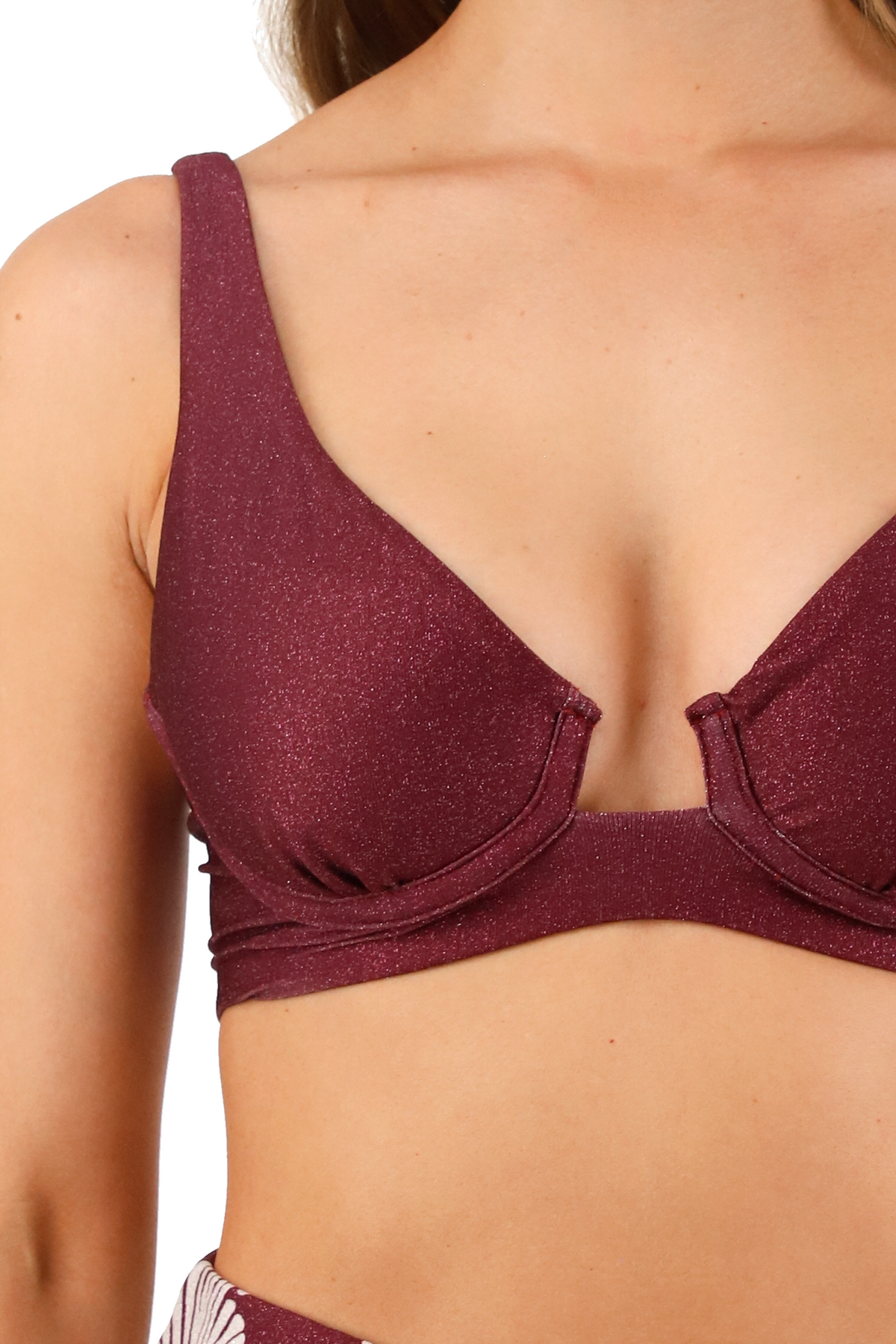 Top Con aros Vino Oceanía