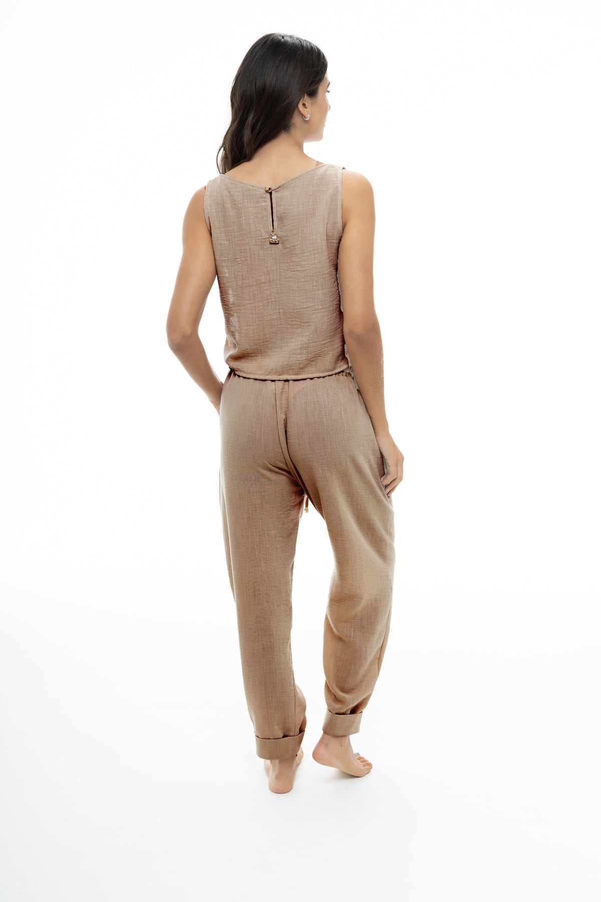Pantalón Tipo Jogger Beige Palette