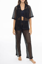 Camisa Malla Negra Discocore