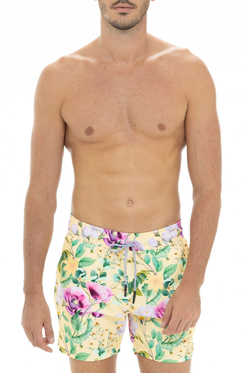 Pantaloneta Hombre Retro Botanic