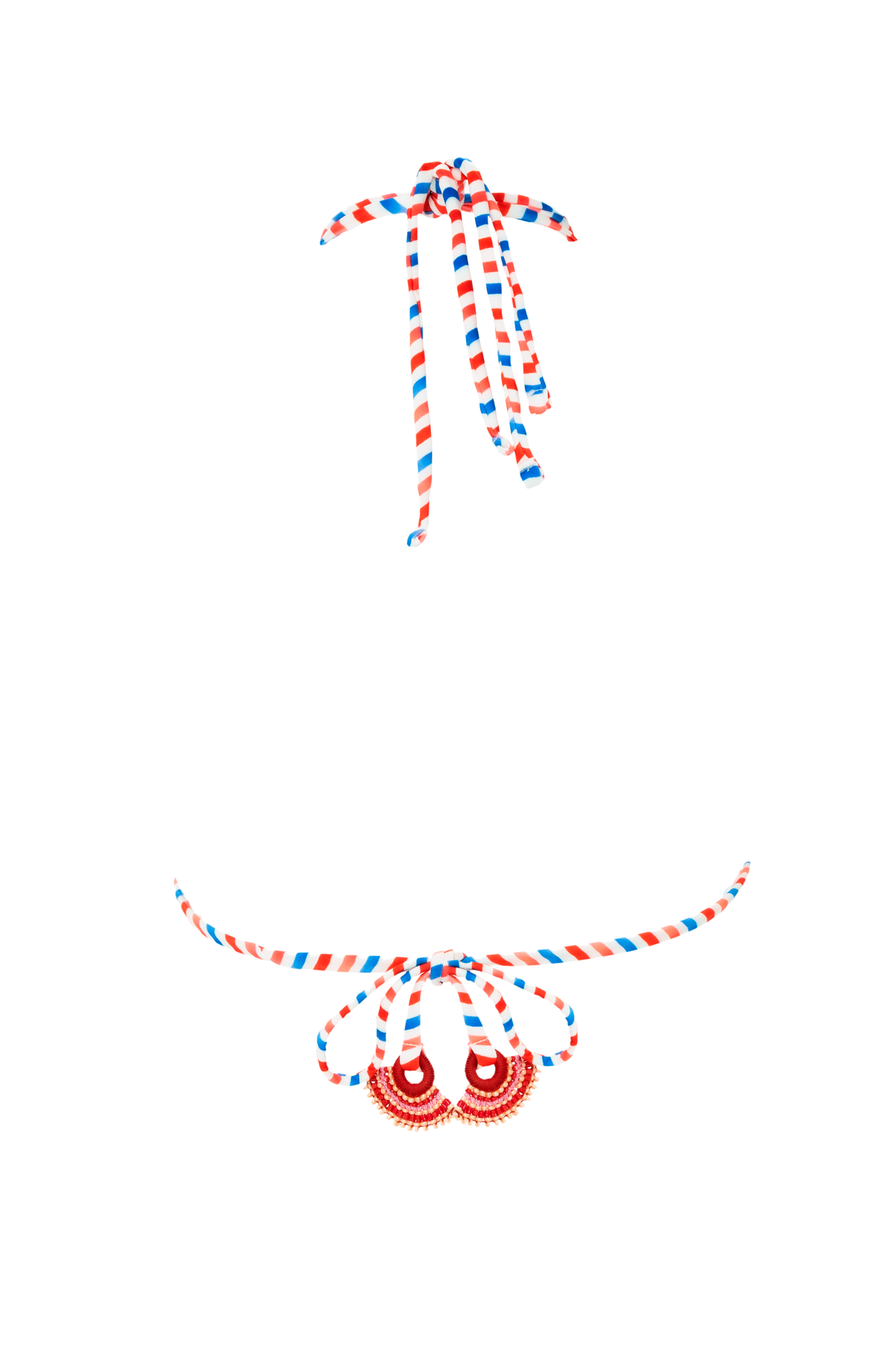 Top triángulo Reversible Eco Seashells