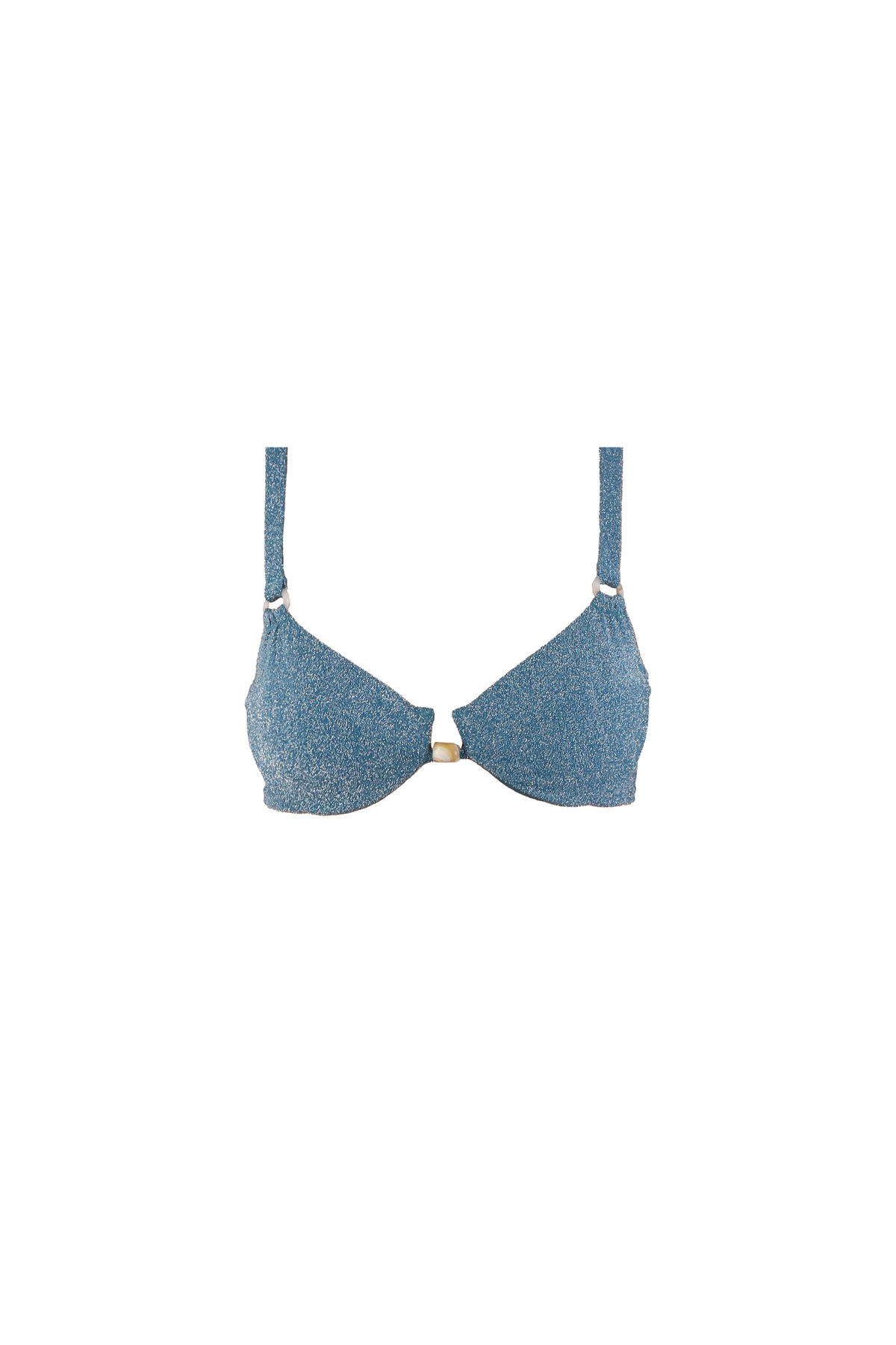 Top Con aros Azul Solstice