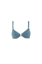 Top Con aros Azul Solstice
