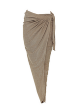 Falda Con anudado Dorado Sparkly