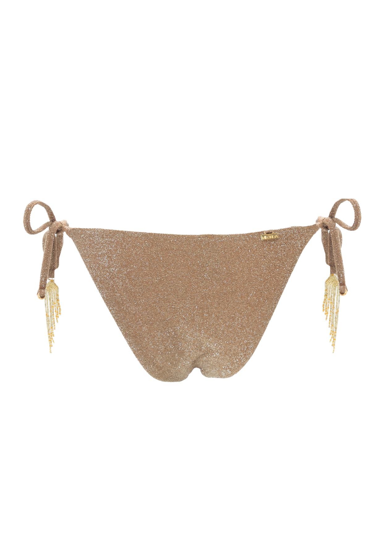 Panty De amarre Dorado Sparkly