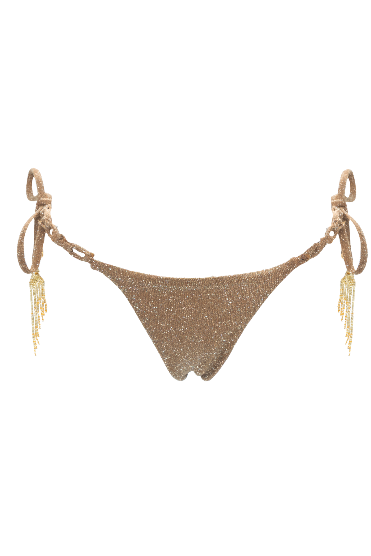 Panty De amarre Dorado Sparkly