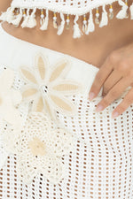 Falda Marfil Venecia