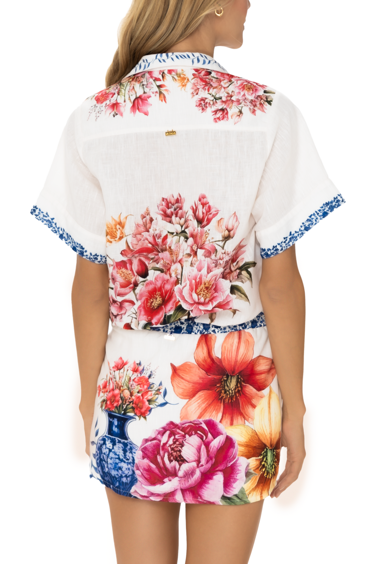 Camisa Estampada Victoriana