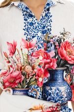 Camisa Estampada Victoriana