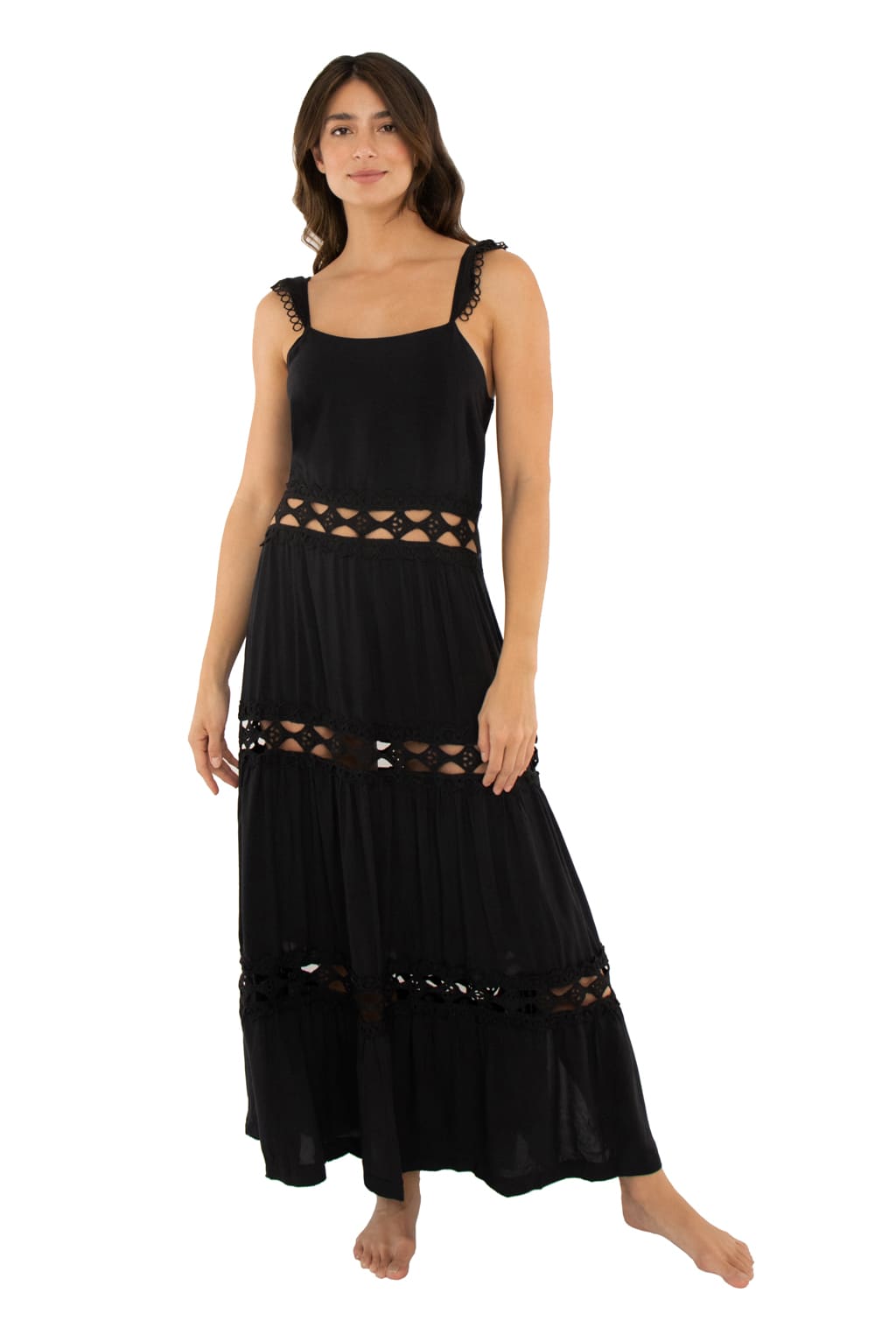 Vestido 2 Formas de Uso Enzo Negro