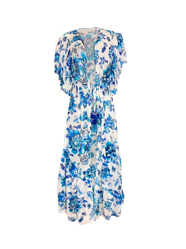 Kimono en tull Lolita - Azulejos - Sunset