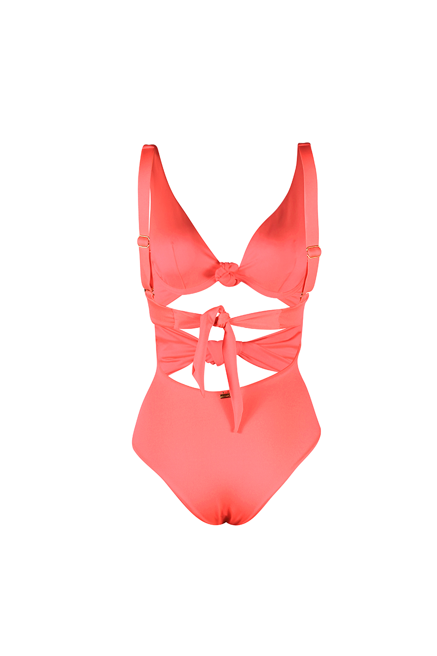 Entero Trikini Naranja Multicolor