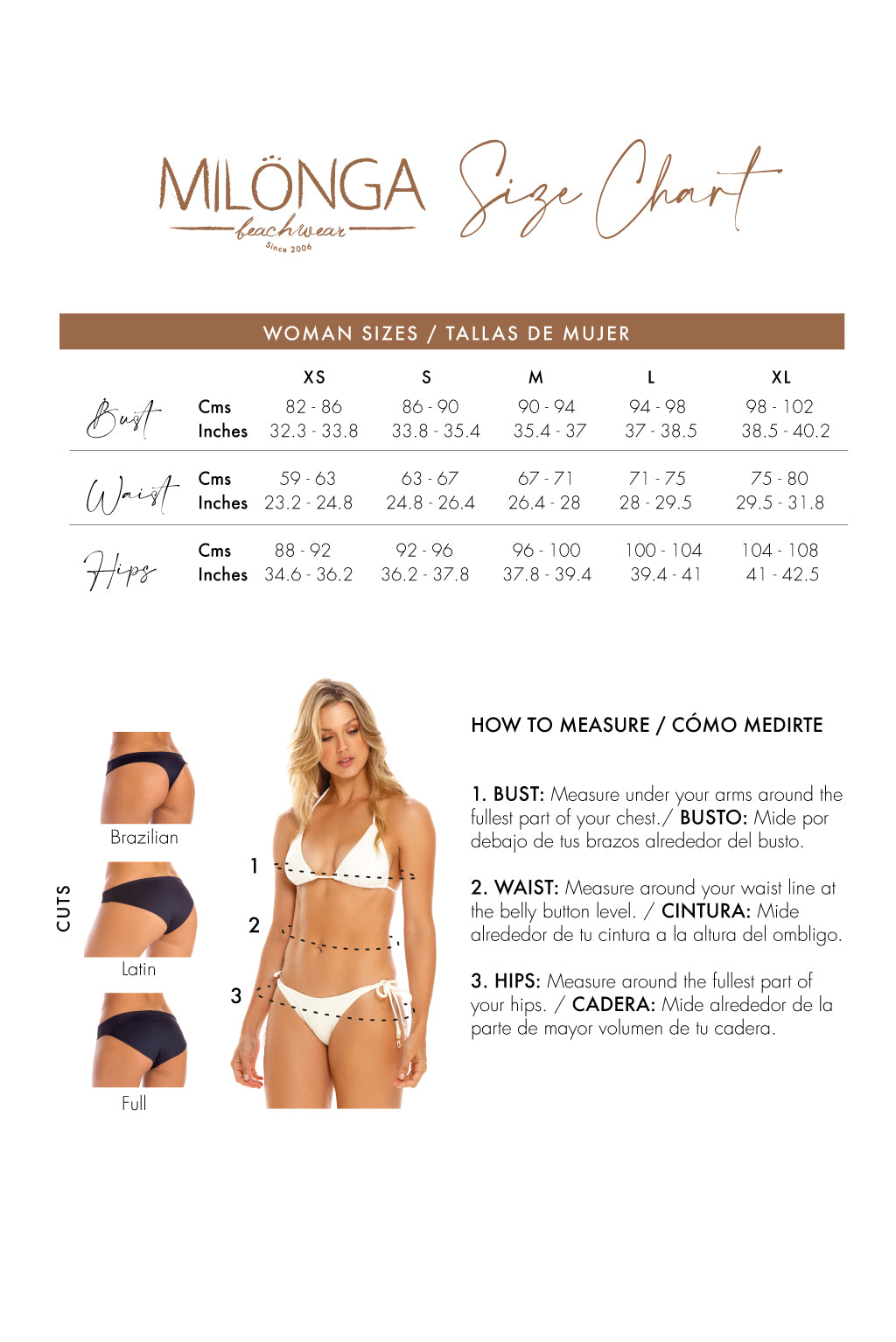 Talla mujer