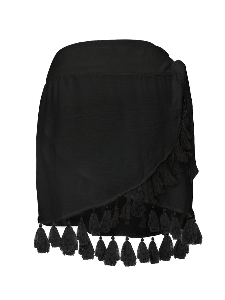 Falda De amarre Violet - Negro - Sunset