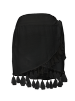 Falda de Amarre Negro Violet